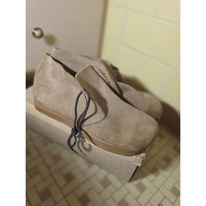 Walker Chukka Desert Boots Mens 12 D Tan New Vintage Split Leather 6866
